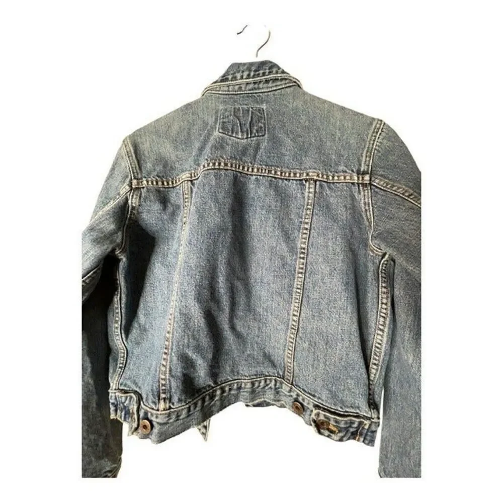 Von Dutch Jean Denim Jacket Woman’s Size M Garage Y2K - Picture 12 of 12